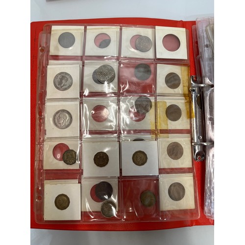 200 - Two albums of coins.

This lot is available for in-house shipping