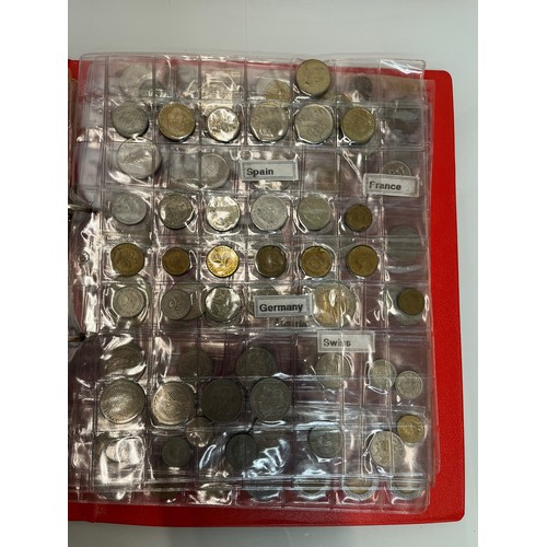 200 - Two albums of coins.

This lot is available for in-house shipping