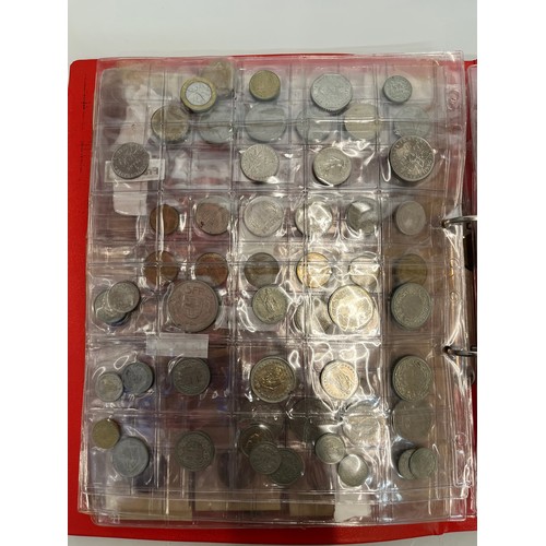 200 - Two albums of coins.

This lot is available for in-house shipping