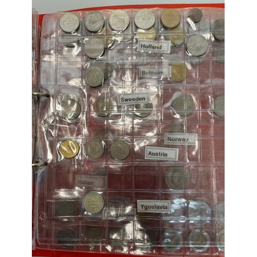 200 - Two albums of coins.

This lot is available for in-house shipping