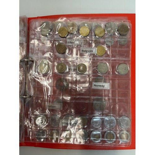 200 - Two albums of coins.

This lot is available for in-house shipping