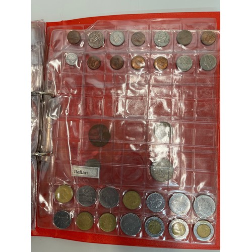 200 - Two albums of coins.

This lot is available for in-house shipping