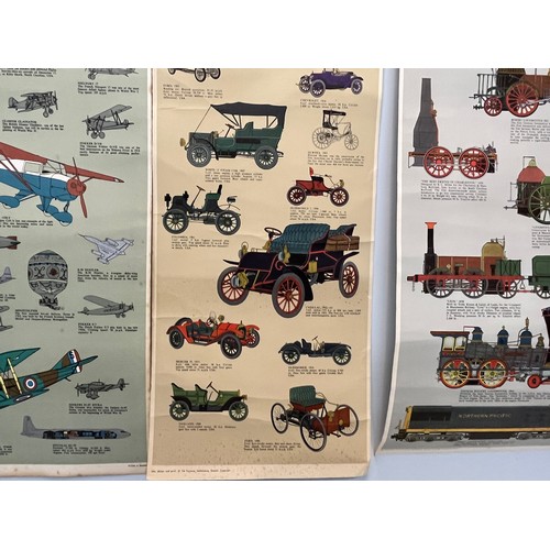 210 - Three transport themed posters. Each is 102 cm x 25 cm.

This lot is available for in-house shipping... 