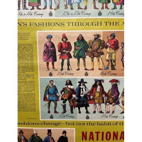 213 - Fashion poster 1970's advertising National Savings for school children.