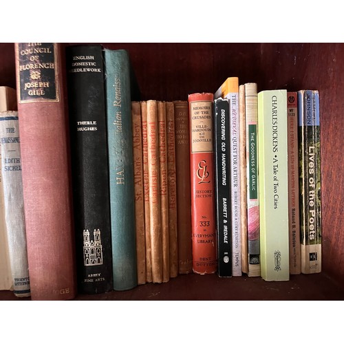 417 - Books, 2 shelves titles as shown. Part of a large collection of antiquarian and later books from a d... 