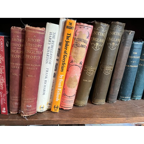 431 - Books, 4 shelves titles as shown. Part of a large collection of antiquarian and later books from a d... 