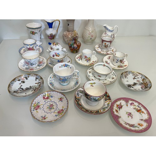 444 - A collection of decorative ceramics and tea wares, Minton, Royal Albert, Coalport, oriental and Bell... 