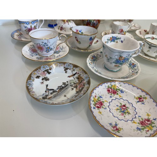 444 - A collection of decorative ceramics and tea wares, Minton, Royal Albert, Coalport, oriental and Bell... 