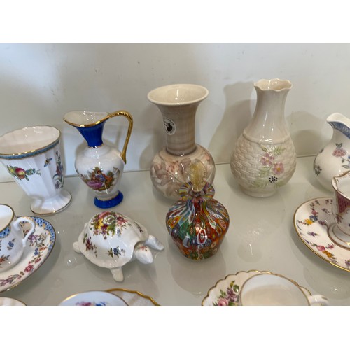 444 - A collection of decorative ceramics and tea wares, Minton, Royal Albert, Coalport, oriental and Bell... 