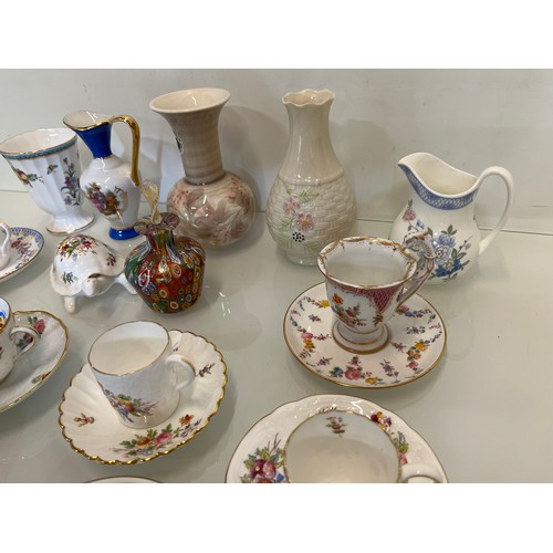 444 - A collection of decorative ceramics and tea wares, Minton, Royal Albert, Coalport, oriental and Bell... 