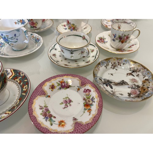 444 - A collection of decorative ceramics and tea wares, Minton, Royal Albert, Coalport, oriental and Bell... 