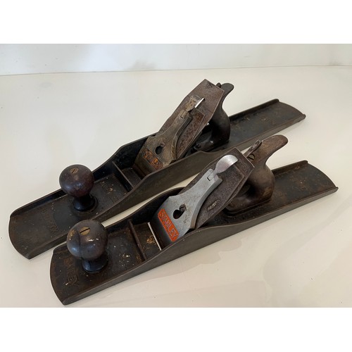 452 - Two large wood working planes, part of a large collection of carpentry tools.

This lot is available... 