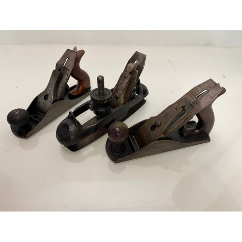 458 - Tools, Three wood working planes, part of a large collection of carpentry tools.

This lot is availa... 