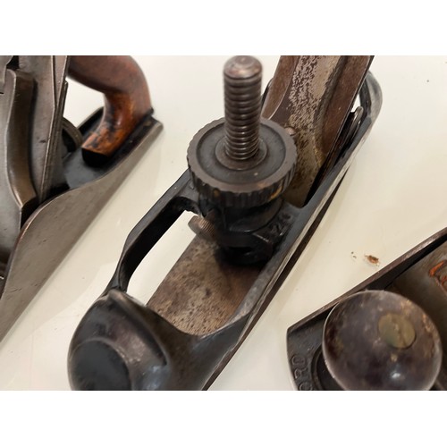 458 - Tools, Three wood working planes, part of a large collection of carpentry tools.

This lot is availa... 