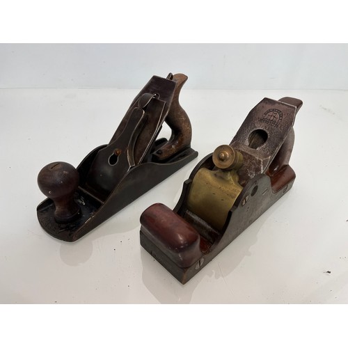 459 - Two wood working planes, part of a large collection of carpentry tools.

This lot is available for i... 