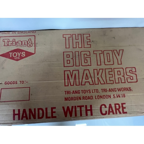 378 - Triang Toys pedal car , Original T45 motor / armoured car original cardboard packing box.