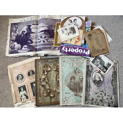 380 - Collection of Royal Ephemera, Queen Victorias Funeral etc.

This lot is available for in house shipp... 