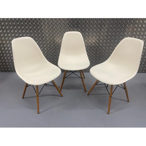 1 - Mid century designer furniture, set of six Eames dinning chairs by Vitra.

This lot is collection on... 