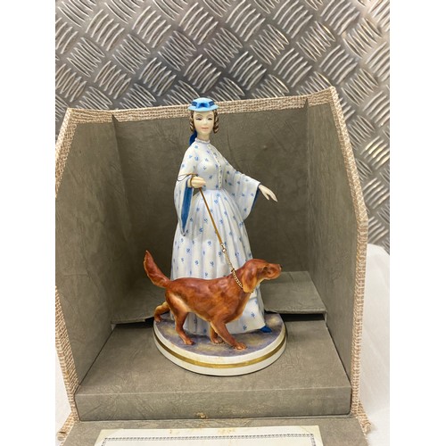 495 - Limited edition Royal Worcester porcelain figure Felicity in original box.

This lot is available fo... 