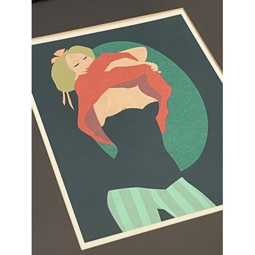 9 - Erotic art, framed picture by Amleto Dalla Costa, 35 cm x 43 cm.

This lot is available for in-house... 