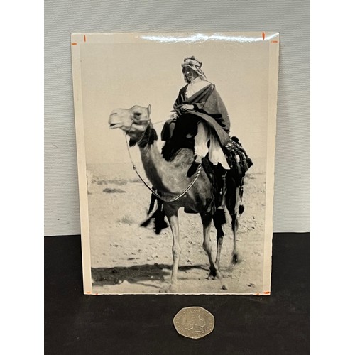 142 - Ephemera, military, brough motorcycle Lawrence of Arabia interest, Period press photo  of TE Lawrenc... 