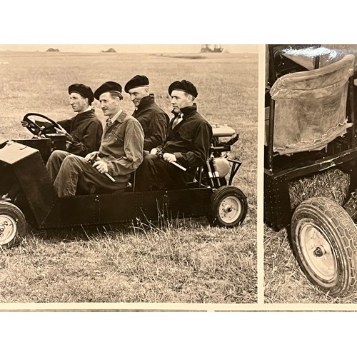 148 - Ephemera, military vehicle interest, a period press photo of Hunting Percival Harrier airbourne assa... 