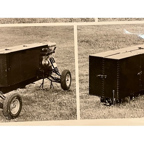 148 - Ephemera, military vehicle interest, a period press photo of Hunting Percival Harrier airbourne assa... 