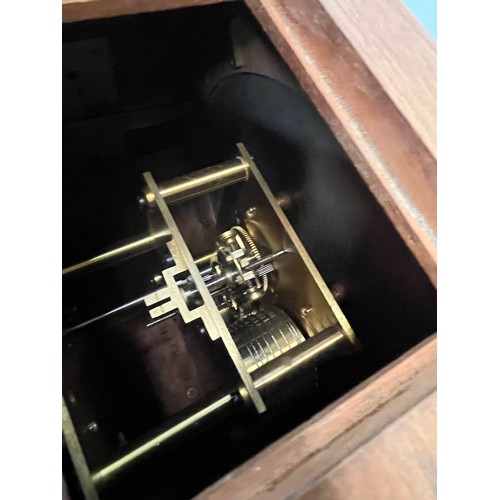 205 - A 12 inch double sided GPO hanging clock with a fusee movement. Features a fully serviced and cleane... 