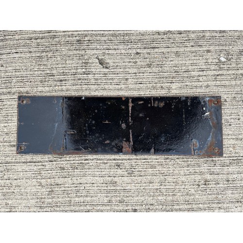 283 - Automobilia, enamel garage adverting sign Firestone tyres. 12 inches x 3 ½ inches.

This lot is avai... 