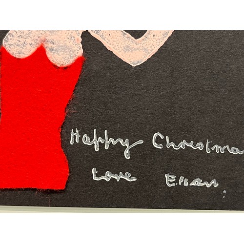 379 - Euan Uglow, 1932 – 2000, British artist, an erotic Christmas card sent by the artist, a mixed medium... 