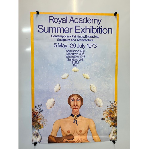 306 - Royal Academy 1973 Summer Exhibition poster, Contemporary  Art, Engraving, Sculpture and Architectur... 