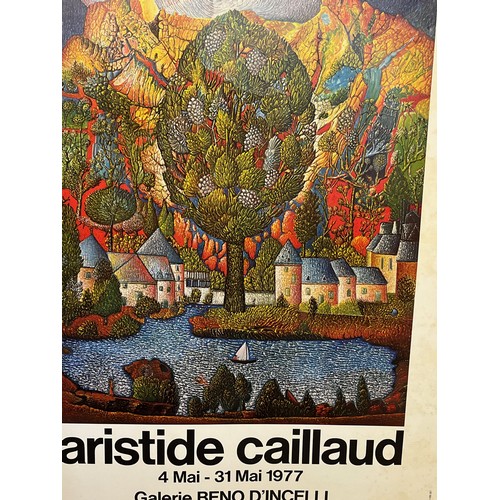 309 - 1977 Gallery exhibition poster for French artist Aristide Caillaud, 80 cm x 52 cm.

This lot is avai... 