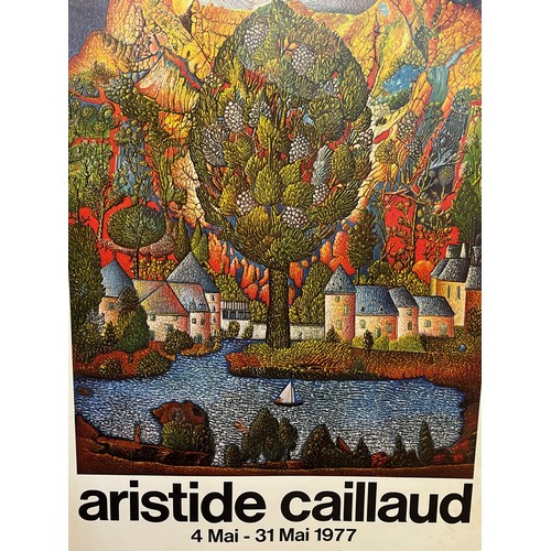 309 - 1977 Gallery exhibition poster for French artist Aristide Caillaud, 80 cm x 52 cm.

This lot is avai... 