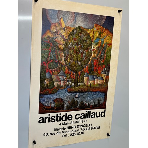 309 - 1977 Gallery exhibition poster for French artist Aristide Caillaud, 80 cm x 52 cm.

This lot is avai... 