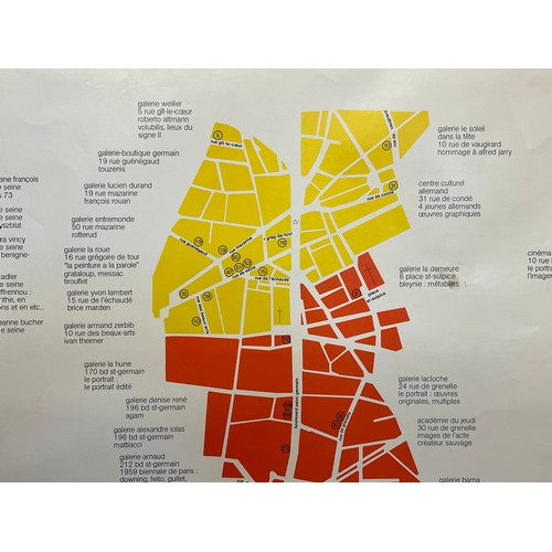 325 - Exhibitions in Paris poster from 1973, 65cm x 46cm.

This lot is available for in-house shipping