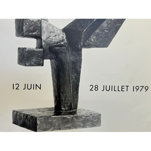 328 - Gallery exhibition poster for the artist Boyadjieva Liuba in Paris June 1979, 60 cm x 40 cm.

This l... 