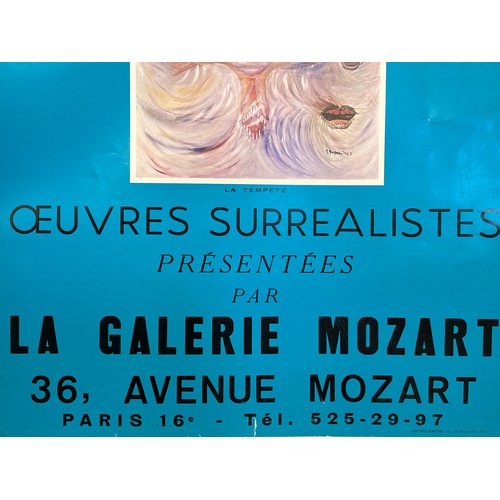 331 - Parisian Art Gallery exhibition poster, 69 cm x 48 cm.

This lot is available for in-house shipping