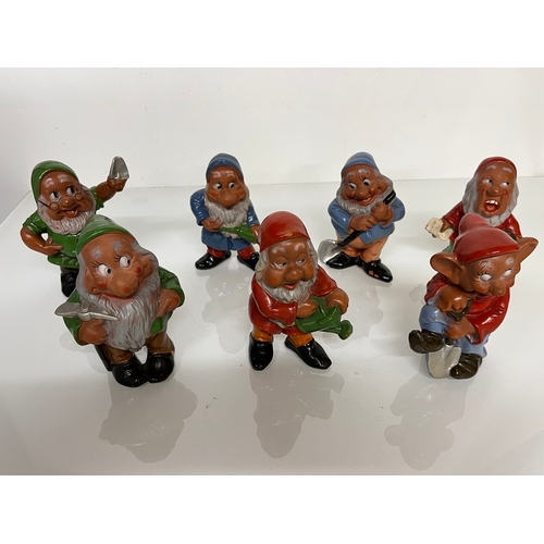 489 - Classic Disney film movie collectables, christmas decorations, a set of mid century terracota hand d... 