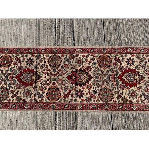 497 - A 6.2m long x 69 cm wide carpet, a good condition hall runner.


This lot is collection only