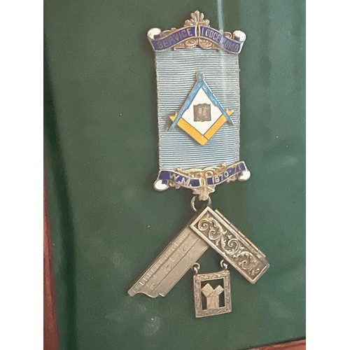 500 - Framed masonic medal from 1970’s.

This lot is available for in-house shipping