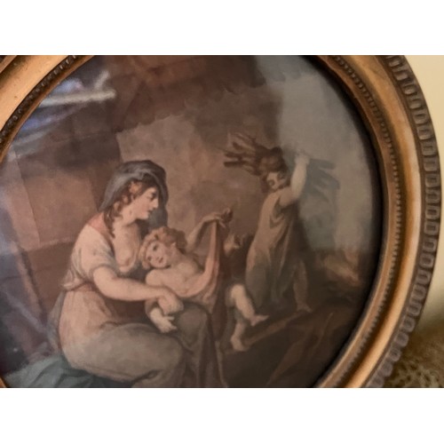 506 - Two framed prints, classical depictions of Spring and Winter.

This lot is available for in-house sh... 