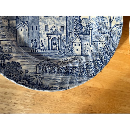 513 - Collection of table wares decorated with architectural illustrations.

This lot is available for in-... 