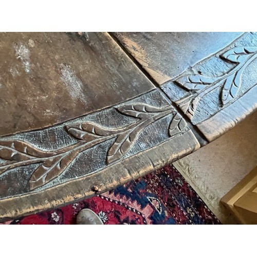 367 - C19th drop leaf circular topped dinning table with carved decoration.

This lot is collection only