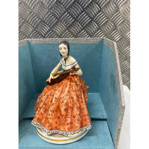 387 - Limited edition Royal Worcester porcelain figure Elaine in original box.

This lot is available for ... 