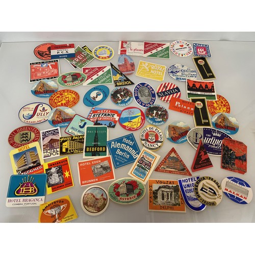 1 - Ephemera, a good collection of vintage luggage labels from a variety of locations.

This lot is avai... 