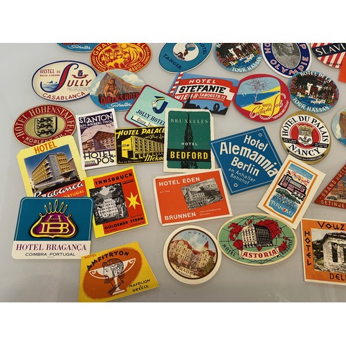 1 - Ephemera, a good collection of vintage luggage labels from a variety of locations.

This lot is avai... 