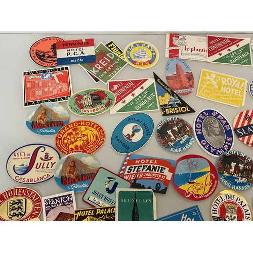 1 - Ephemera, a good collection of vintage luggage labels from a variety of locations.

This lot is avai... 