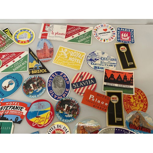 1 - Ephemera, a good collection of vintage luggage labels from a variety of locations.

This lot is avai... 