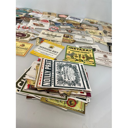 2 - Ephemera, a good collection of 120+ wine and beer bottle labels from 1950’s to 70’s.

This lot is av... 