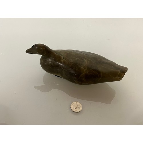 7 - C20th British Art, a carved stone bird by contemporary sculptor Nicola Beattie, 25 cm long

This lot... 